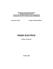 Îndrumar laborator mașini electrice - Pagina 2