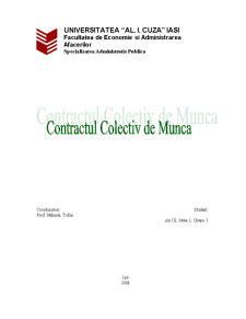 Contractul Colectiv de Munca - Pagina 1