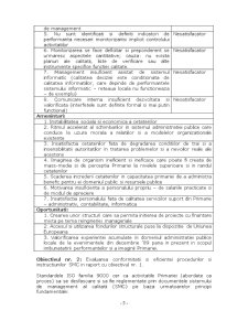 Analiză diagnostic pe baza auditului intern nr. 1.2007 - Primăria Sector 4 București - Pagina 5
