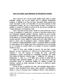 Iancu Alecsandri Agent Diplomatic al Principatelor Române - Pagina 1