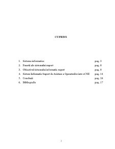 Sistemul Informatic Suport în CNE - Pagina 2