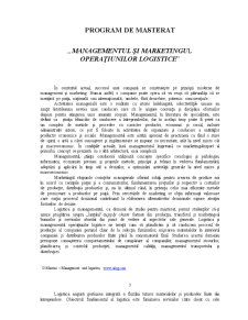 Managementul si Marketingul Operatiunilor Logice - Pagina 3