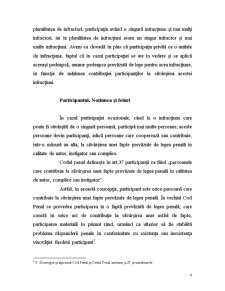 Complicitate - Formă a Participației Penale - Pagina 4