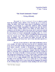 The French Lieutenant's Woman - Pagina 1