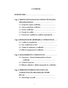 Dimensiuni Psihosociologice ale Conflictului în Cadrul Organizațiilor - Pagina 3