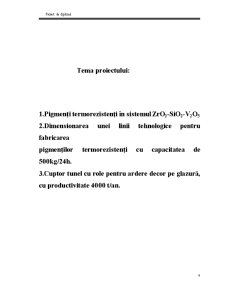 Pigmenți Termorezistenți în Sistemul ZrO2-SiO2-V2O5 - Pagina 1