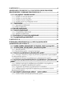 Studiul privind formarea profesională a specialiștilor în administrația publică - Pagina 1
