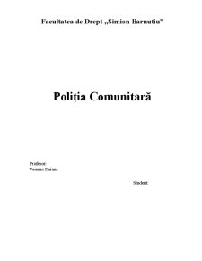 Poliția Comunitară - Pagina 1