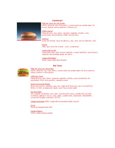 Evaluarea Mediului de Marketing la McDonald's Sibiu - Pagina 1