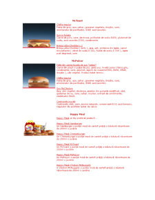Evaluarea Mediului de Marketing la McDonald's Sibiu - Pagina 5