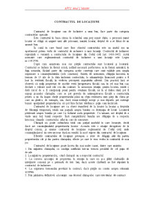 Contractul de Locațiune - Pagina 1