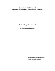 Revizuirea Constitutiei - Pagina 1