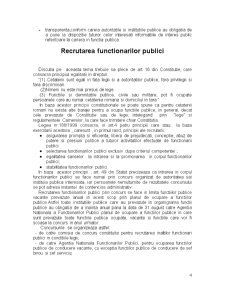 Recrutarea și încadrarea funcționarilor publici - Pagina 4