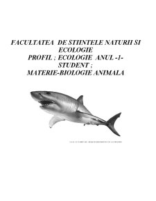 Biologie animală - Pagina 1