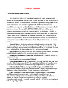 Eficiența culturilor și a capitalului în agricultură - SC Bărăganul SA - Pagina 1