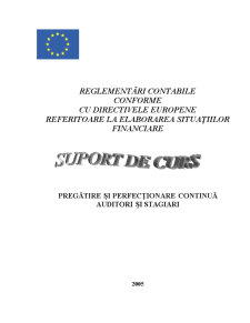 Reglementări Contabile Conforme cu Directivele Europene Referitoare la Elaborarea Situațiilor Financiare - Pagina 1
