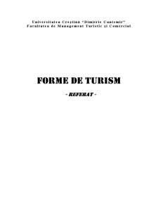 Forme de Turism - Pagina 1