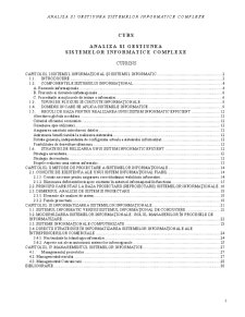 Analiza și Gestiunea Sistemelor Informatice Complexe - Pagina 1