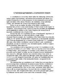 United Kindom's Constitution - Pagina 1
