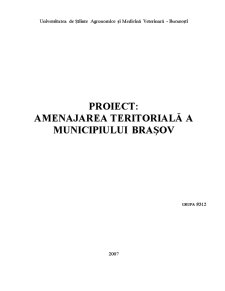 Amenajarea Teritorială a Municipiului Brașov - Pagina 1