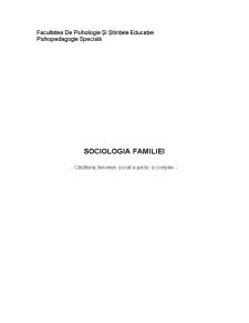 Sociologia Familiei - Căsătoria - Pagina 1