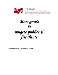 Monografie la Bugete Publice și Fiscalitate - Pagina 1