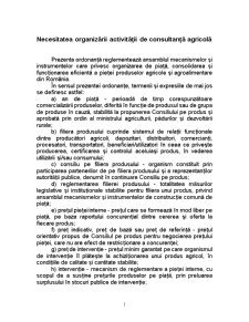 Necesitatea Organizării Activității de Consultanță Agricolă - Pagina 1