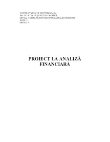 Analiză Financiară - Pagina 1