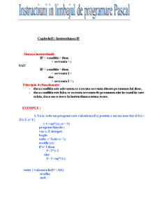 Limbajul Pascal - Pagina 1