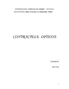 Contractele Options - Pagina 1