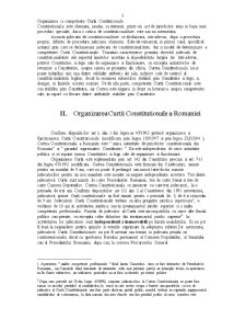 Organizarea si Competenta Curtii Constitutionale - Pagina 3