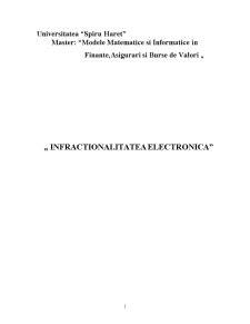 Infracționalitatea electronică - Pagina 1
