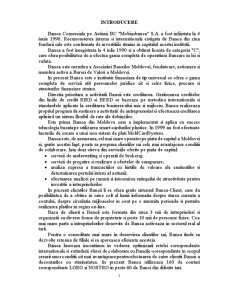 Raport privind practică prelicentiară - BC Mobiasbanca SA - Pagina 3