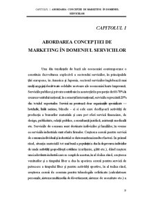 Abordarea Concepției De Marketing în Domeniul Serviciilor - Pagina 1