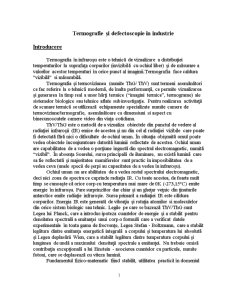 Termografie și Defectoscopie în Industrie - Pagina 1