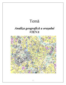 Analiza Geografică a Orașului Viena - Pagina 2