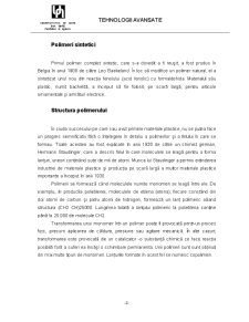 Tehnologii avansate - obținerea polimerilor - Pagina 2
