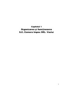 Așezarea și perceperea veniturilor bugetare - SC Comora-Impex SRL Vaslui - Pagina 2
