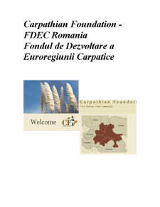 Carpathian Foundation - Fdec România - Fondul de Dezvoltare a Euroregiunii Carpatice - Pagina 3
