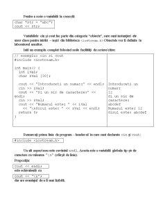 Limbaj de Programare C++ - Pagina 5