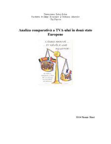 Analiza Comparativă a TVA-ului în Două State Europene - Pagina 1