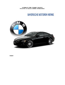 BMW - Studiu de Caz - Pagina 1