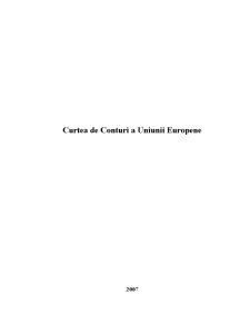 Curtea de Conturi a Uniunii Europene - Pagina 1