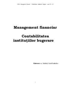Managementul Financiar - Pagina 1