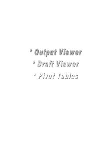 Output Viewer SPSS - Pagina 1