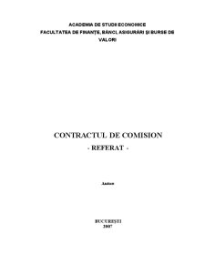 Contractul de Comision - Pagina 1