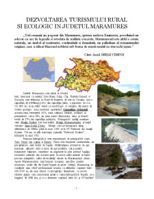 Dezvoltarea turismului rural și ecologic în județul Maramureș - Pagina 2