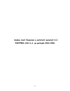 Analiza economico-financiară la Fortpres-Cug în perioada 2004-2006 - Pagina 5