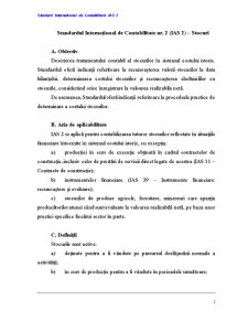Standardul Internațional de Contabilitate IAS 2 - Pagina 2