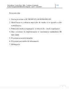 Managementul Mediului - SC Murfatlar SA - Pagina 2